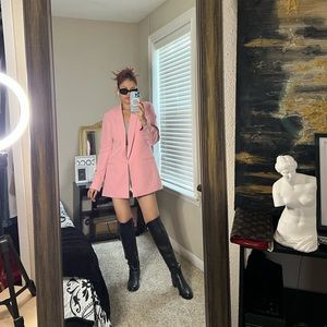 International Concepts  pink blazer